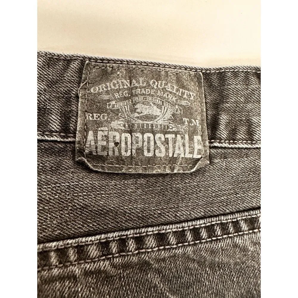 Aeropostale Driggs‎ Denim Jeans Womens 28/30 Distressed Slim Boot